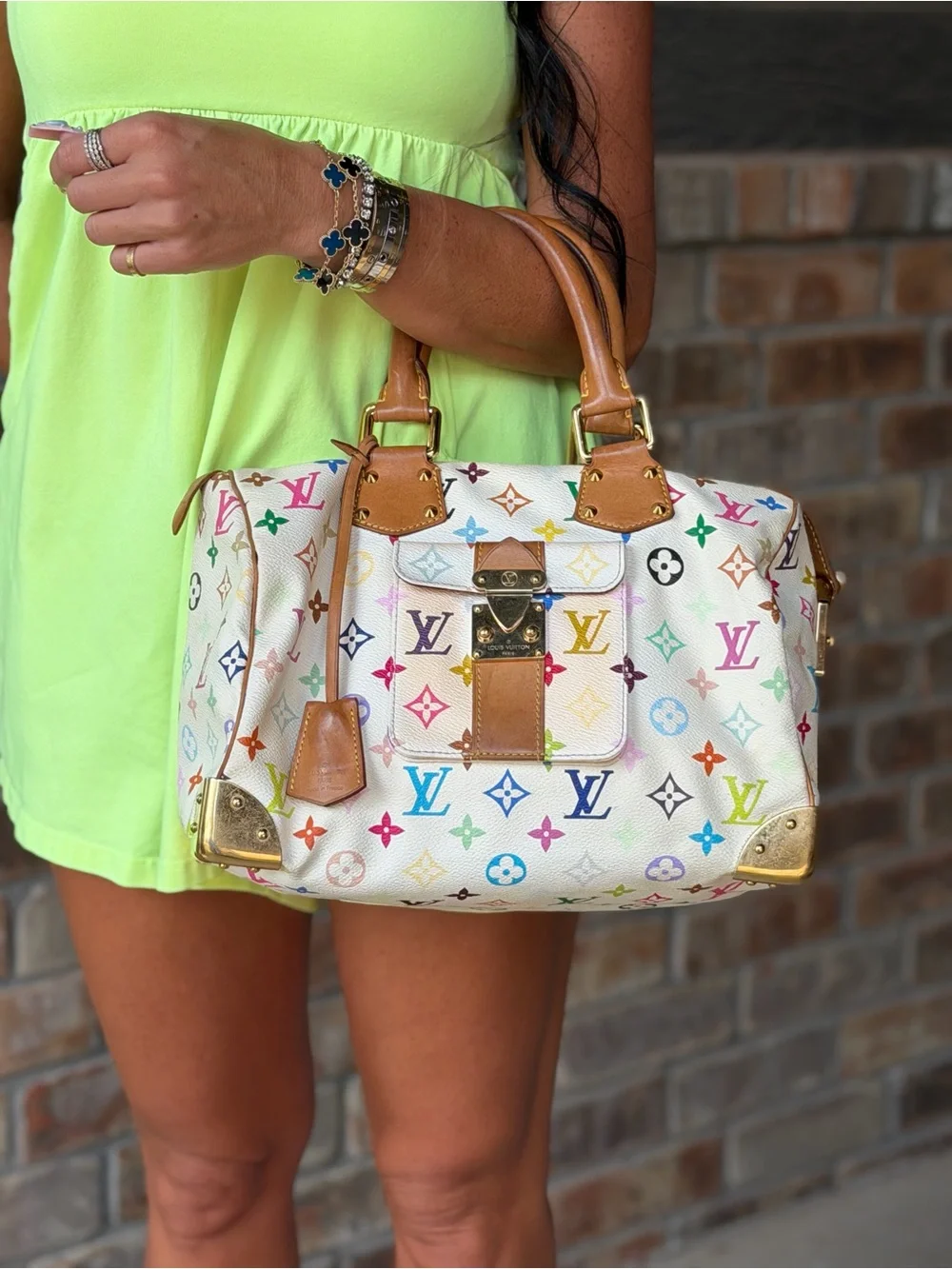Authentic Louis Vuitton Speedy 30 Multicolor 💚